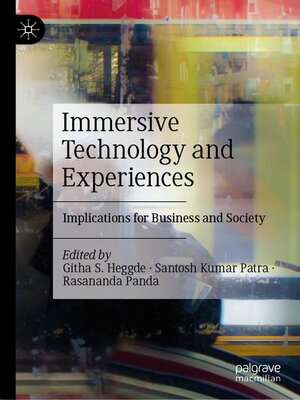cover image of Immersive Technology and Experiences